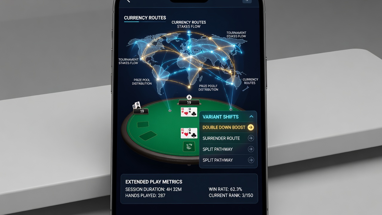 Mobile Turnierstrategien und Währungsflüsse